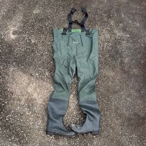 Pro Line Men's Chest Waders Size 12 Waterproof Fishing Hunting Boots Steel Shank